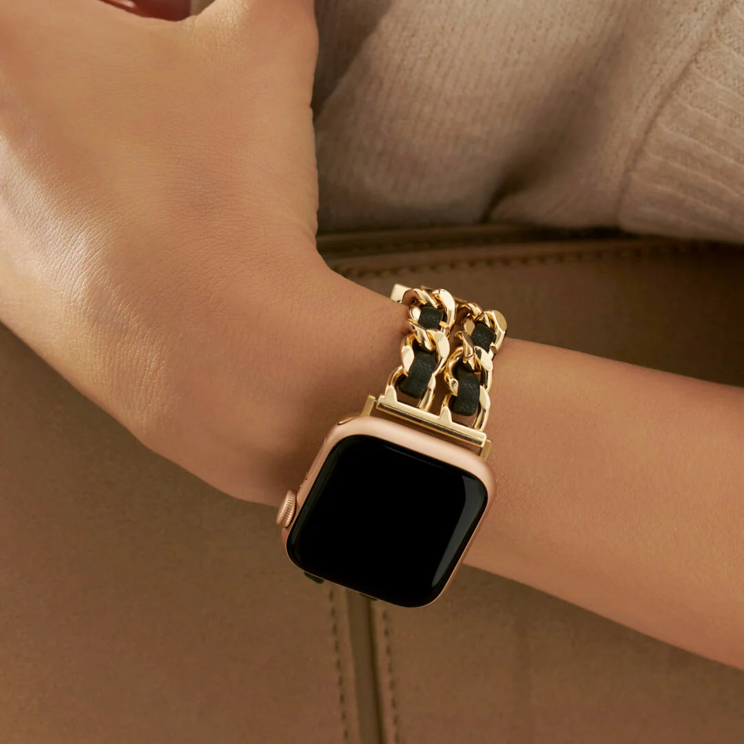 Berlin Bracelet Apple Watch Band Gold Black