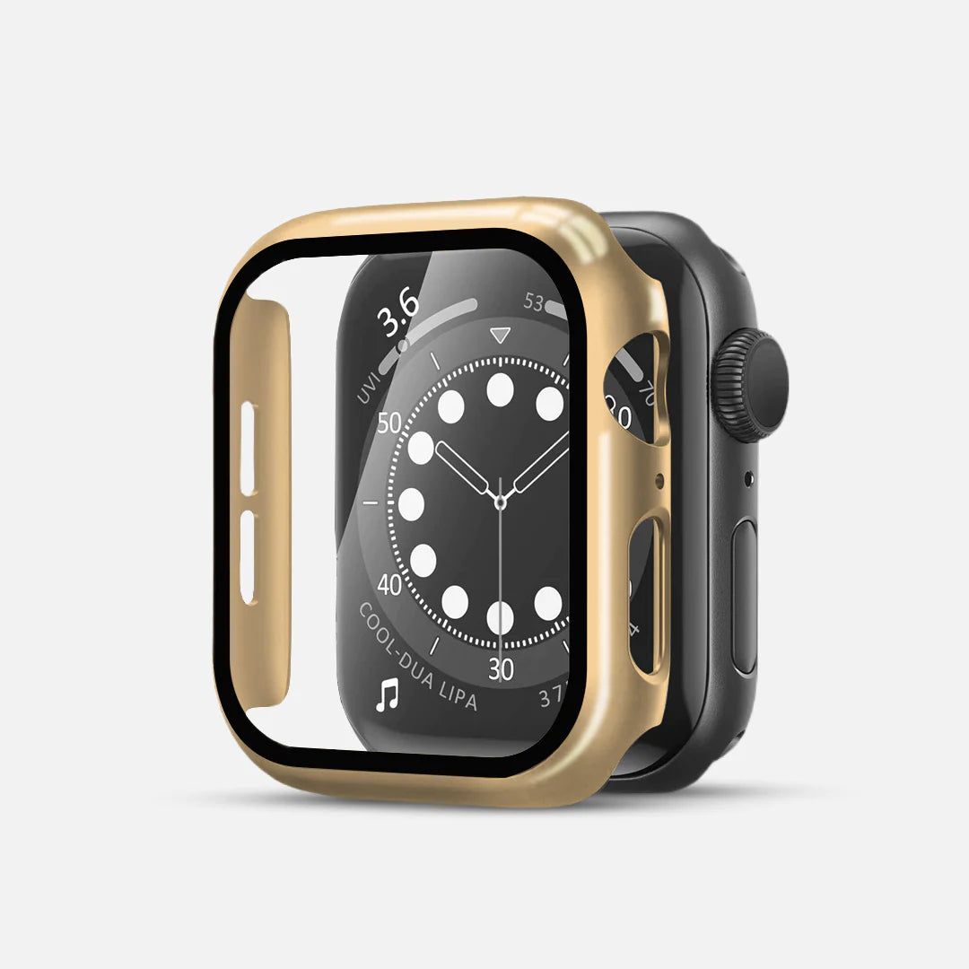 GOLD APPLE WATCH PROTECTIVE CASE – Blossom Cases India