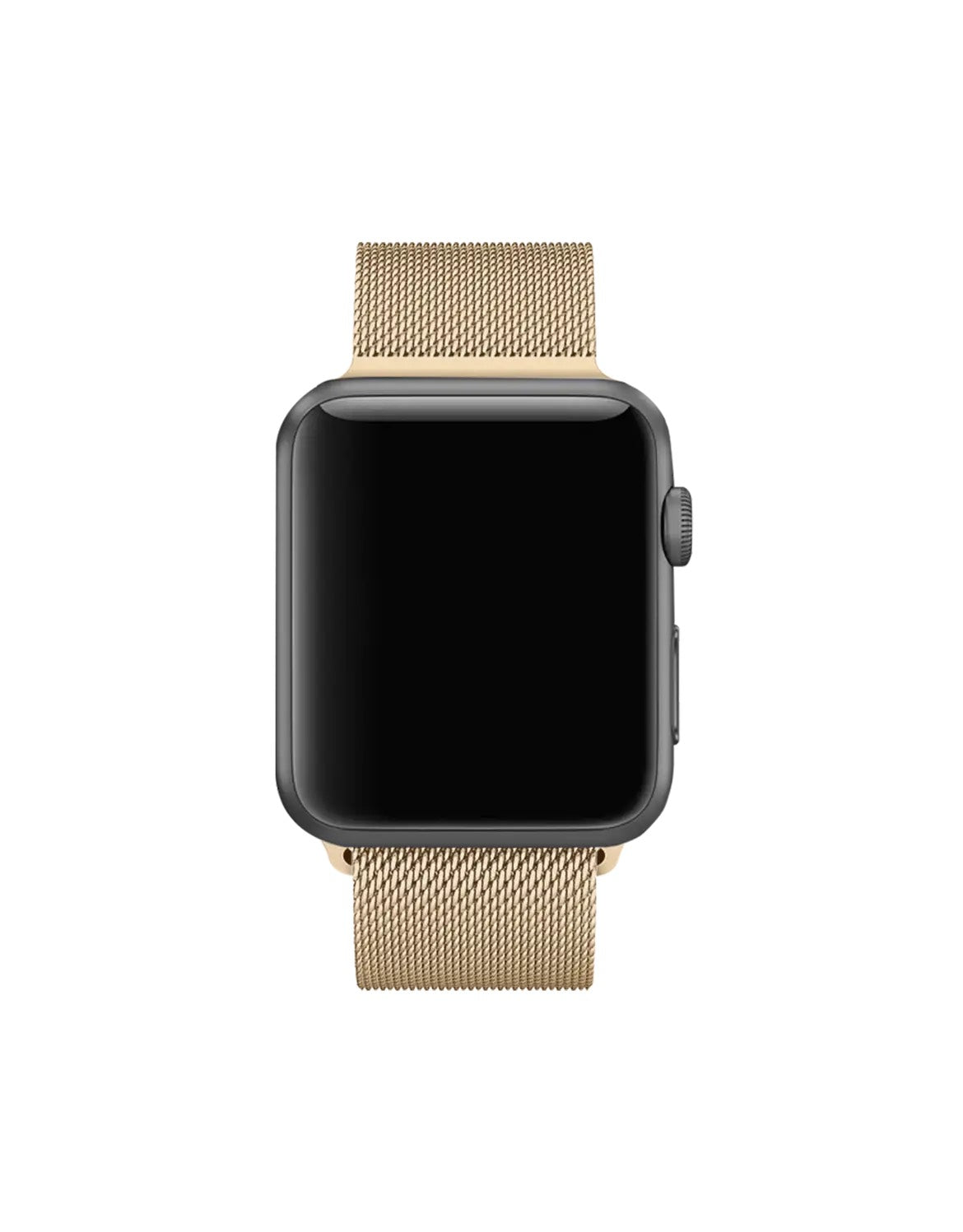 GOLD PALE GOLD MILANESE LOOP MAGNETIC STAINLESS STEEL WATCHBAND FOR APPLE WATCH All SERIES