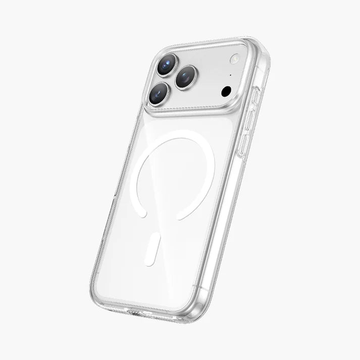 MagSafe Transparent Silicone Hard Case  For iPhone 18 Pro/18 Pro Max (Non Yellowing)