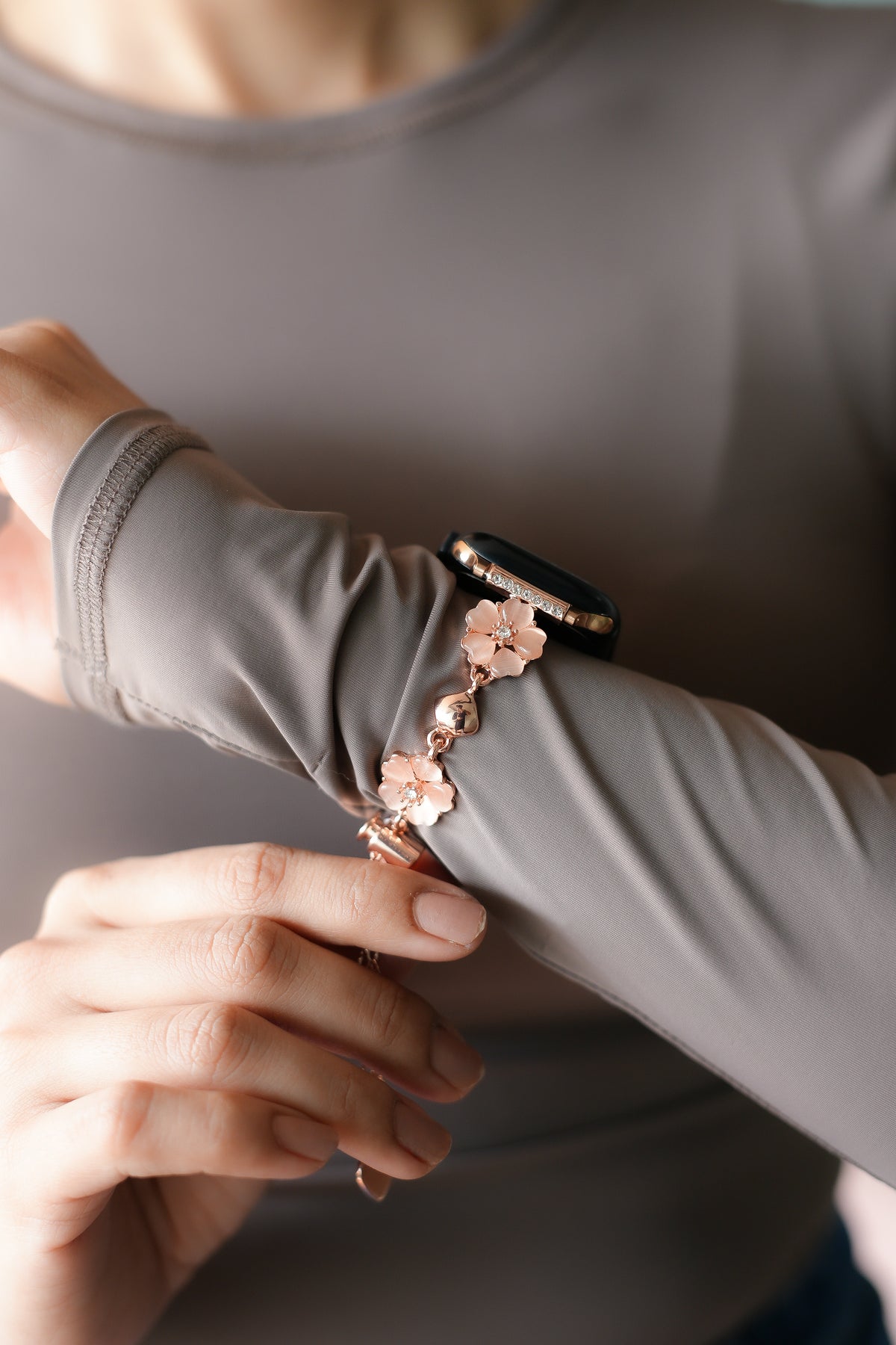 Blossom Cherry  Apple Watch Bracelet - Rose Gold