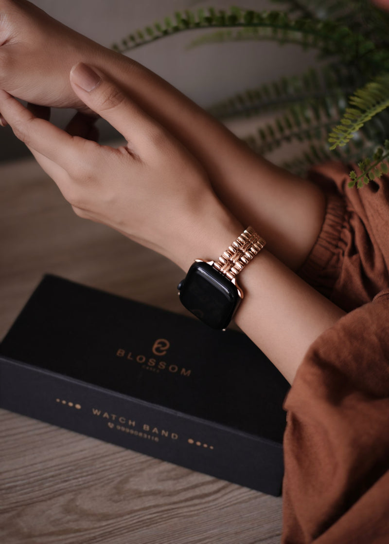 ELECTRUM ROSE GOLD APPLE WATCH BAND