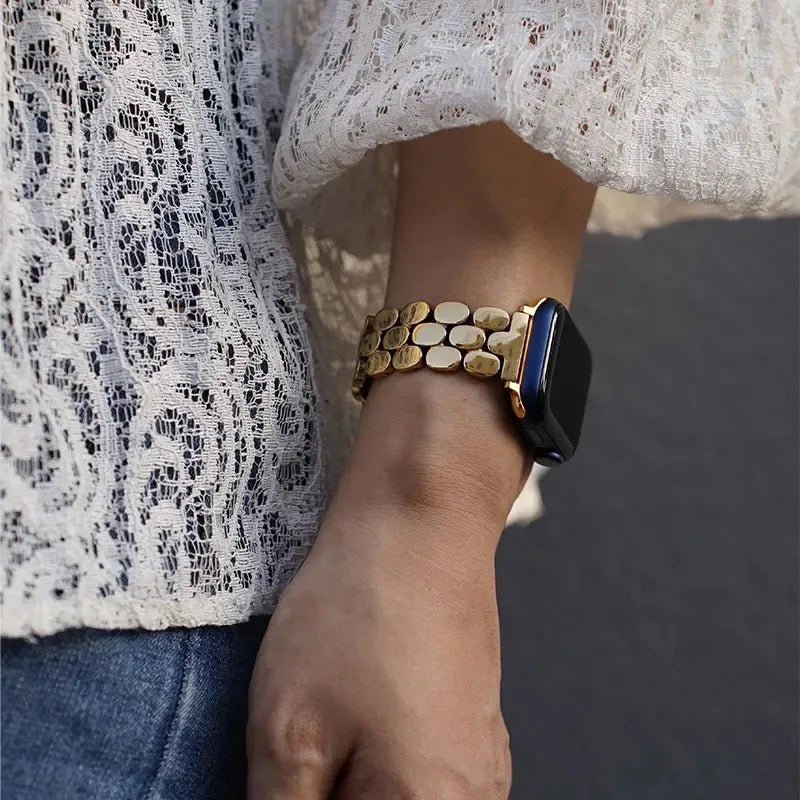 SANTORINI  APPLE WATCH BRACELET - GOLD (ST-STEEL)