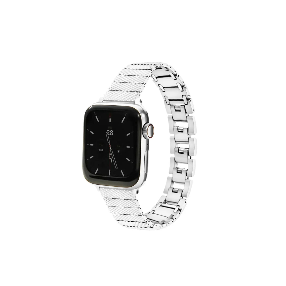 GRATITUDE  APPLE WATCH BRACELET - SILVER (ST-STEEL)