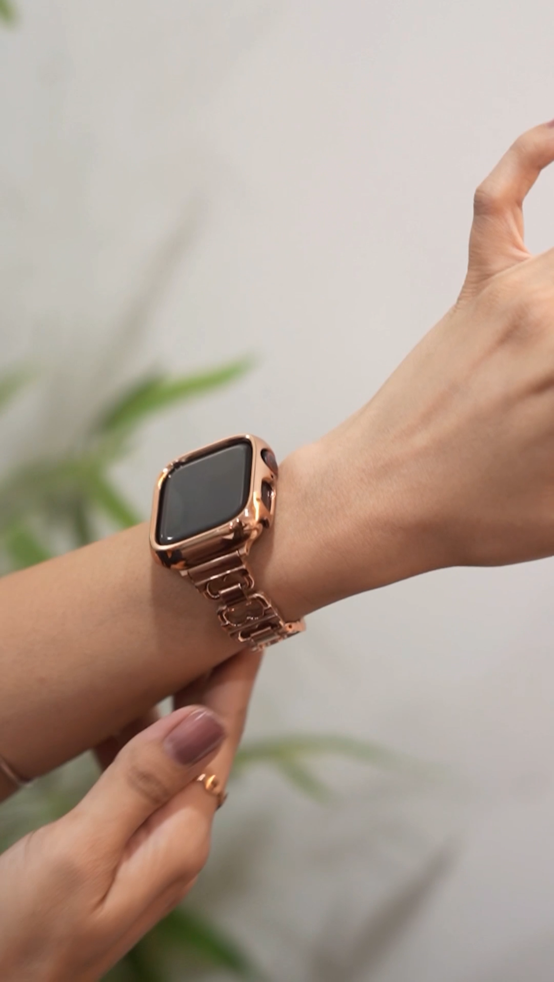 ELITE  LINK APPLE WATCH BRACELET -  ROSE GOLD (ST-STEEL)