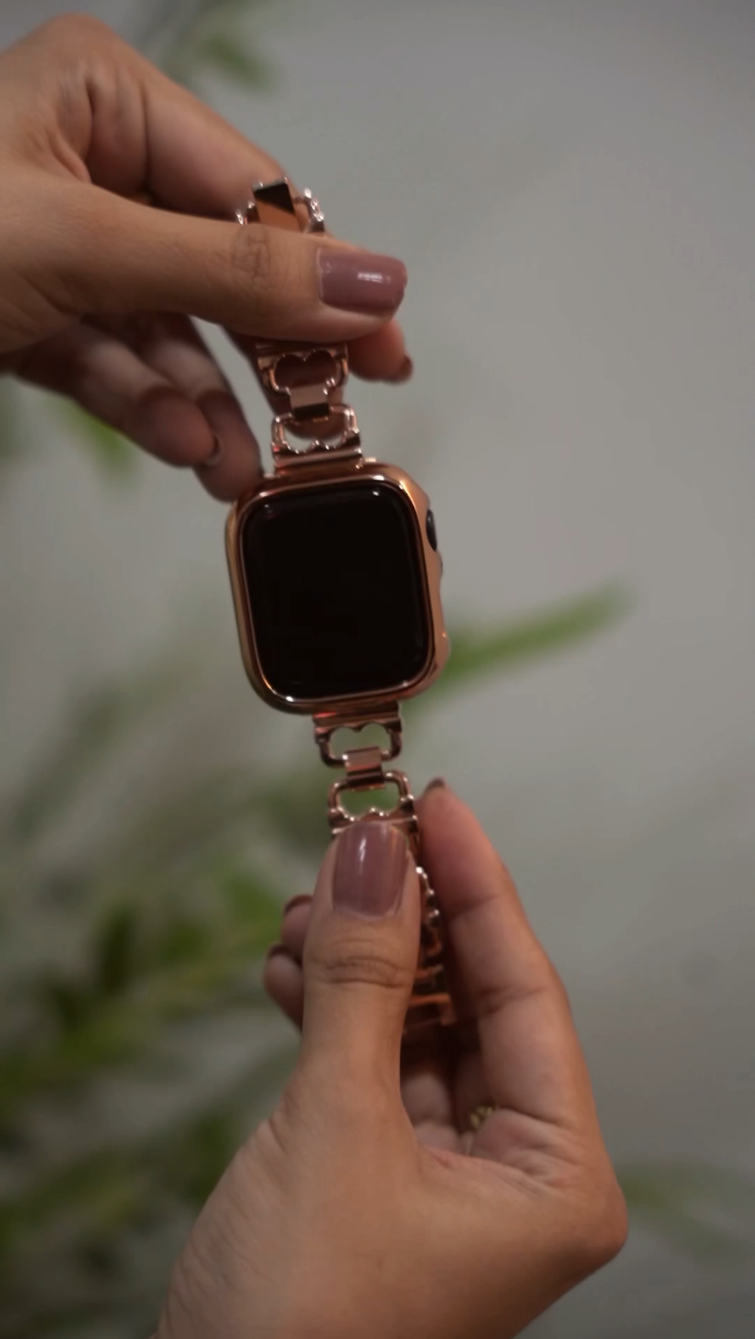 ELITE  LINK APPLE WATCH BRACELET -  ROSE GOLD (ST-STEEL)