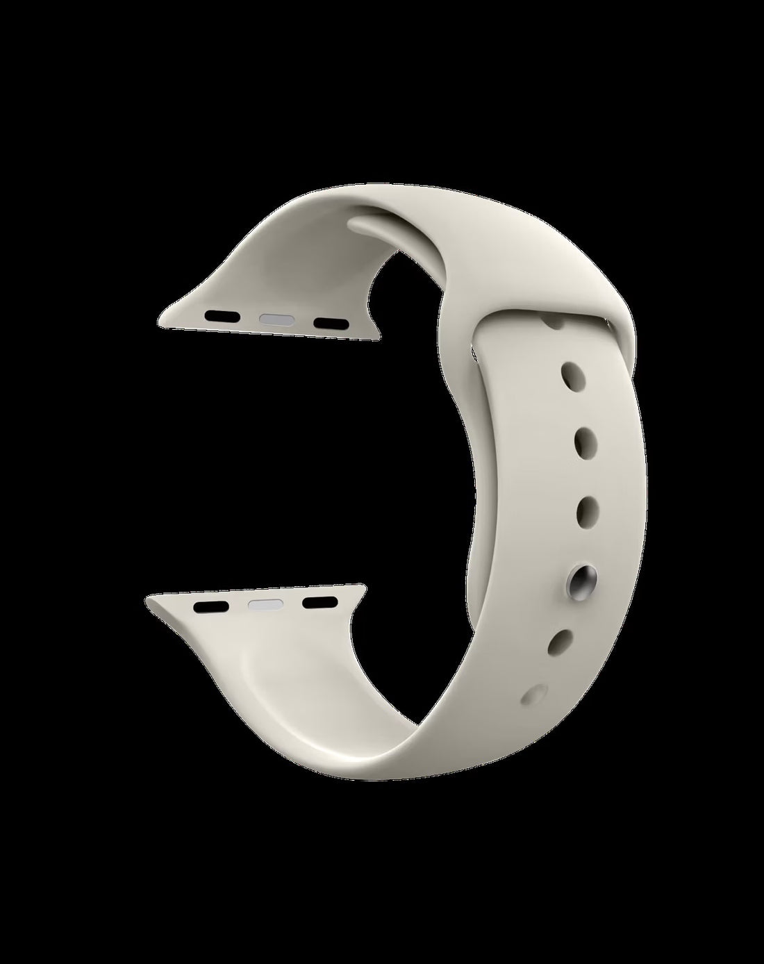 Starlight White Silicone Apple WatchBand S/M Size