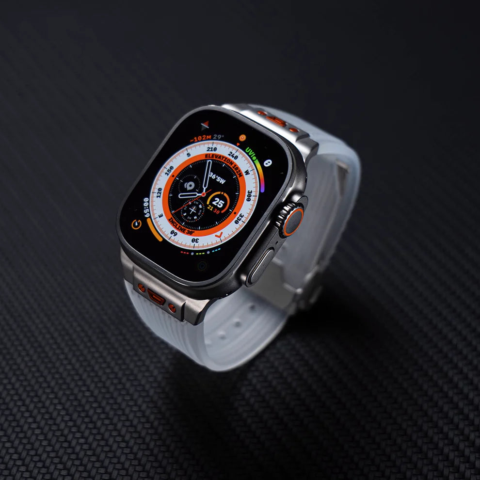 Titanium Flex  Transparent Band for Apple Watch (Transparent )