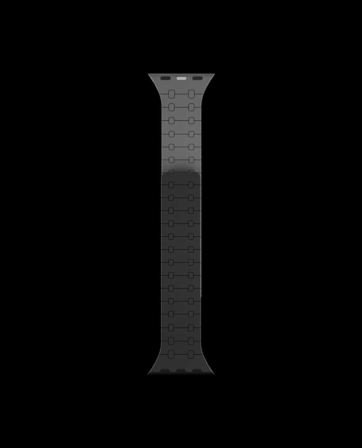 Black Magnetic Snap - Fit Apple WatchBand