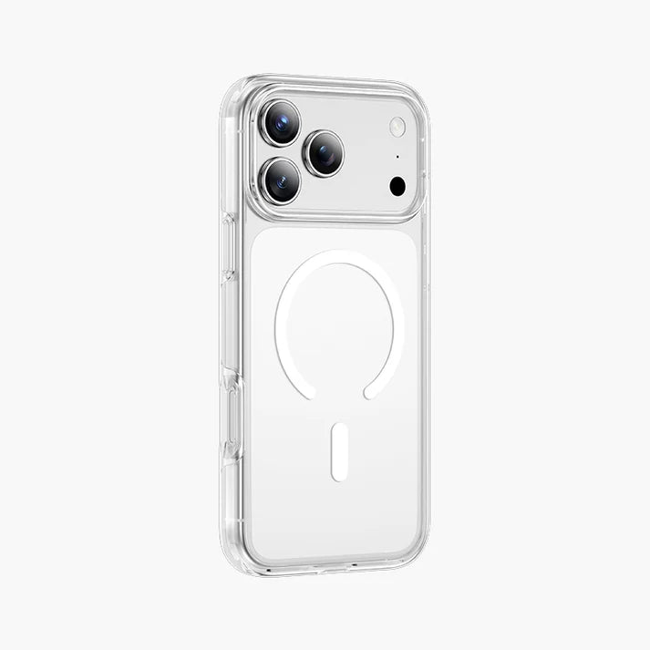 MagSafe Transparent Silicone Hard Case  For iPhone 17 Pro/ 17 Pro Max (Non Yellowing)