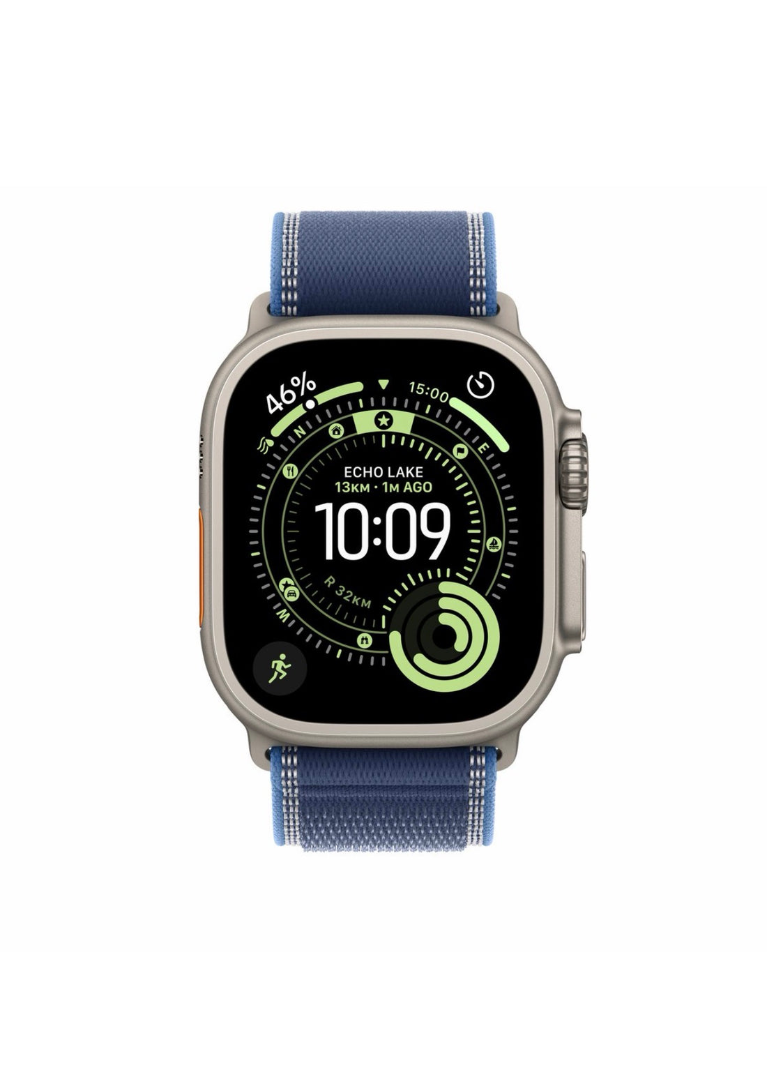 Blue Trail Nylon Adjustable Apple sport Loop WatchBand