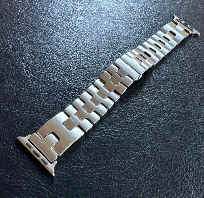 Florence Band for Apple Watch , Brushed Matte Finish Silver