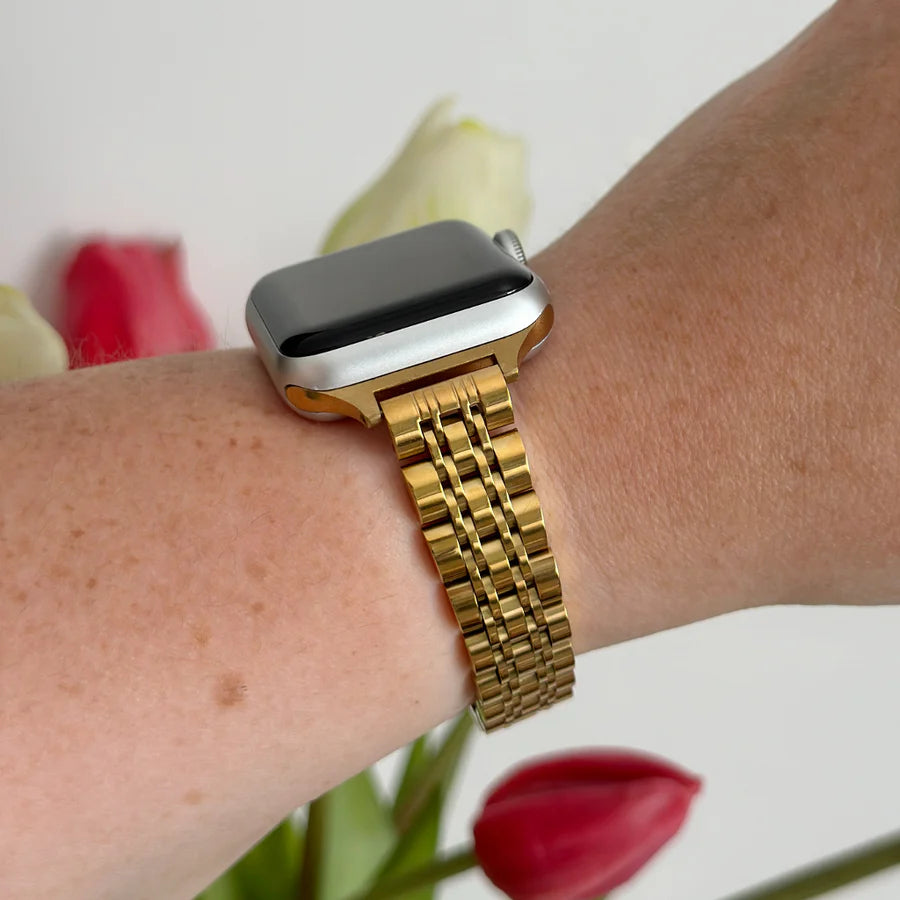 DUAL-LAYER  APPLE WATCH STRAP - GOLD