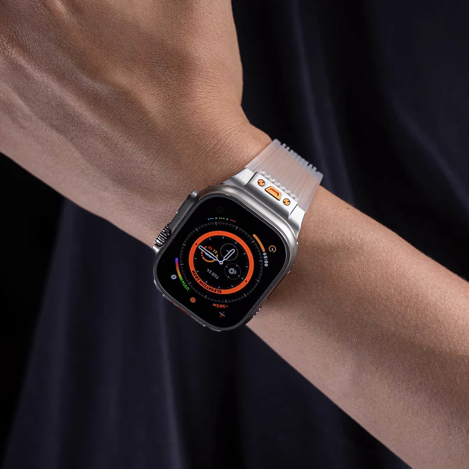 Titanium Flex  Transparent Band for Apple Watch (Transparent )