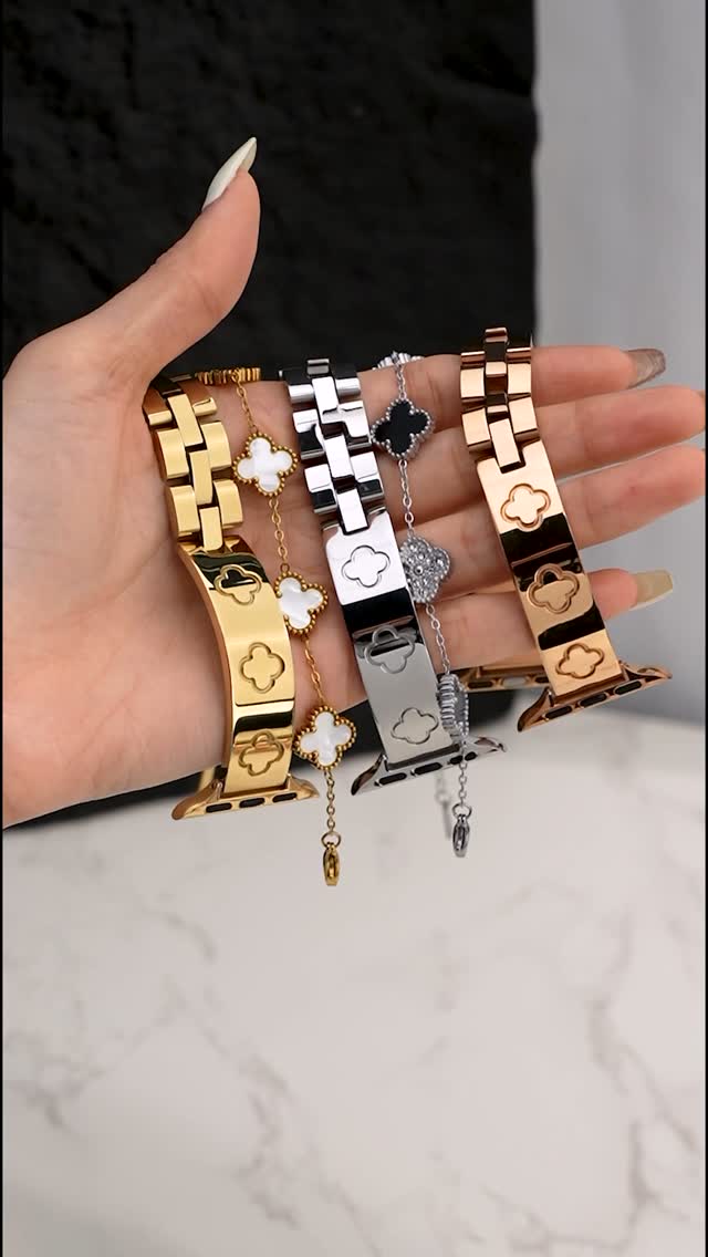 FORTUNE APPLE WATCH BRACELET - GOLD (ST-STEEL)