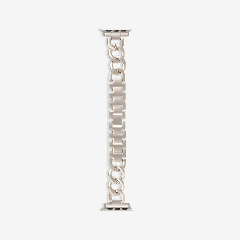 STARLIGHT LOOP-OVAL CHAIN APPLE WATCH STRAP - STARLIGHT