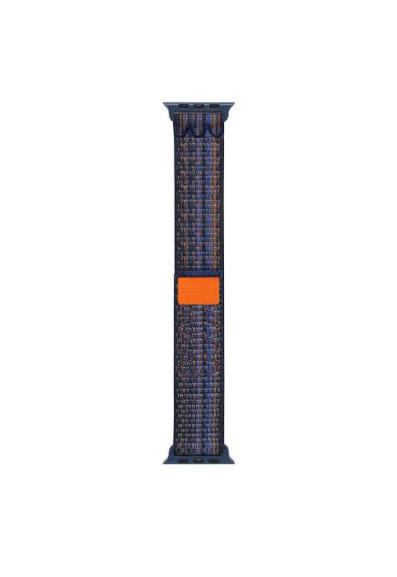 Dark Blue Nylon Adjustable Apple WatchBand