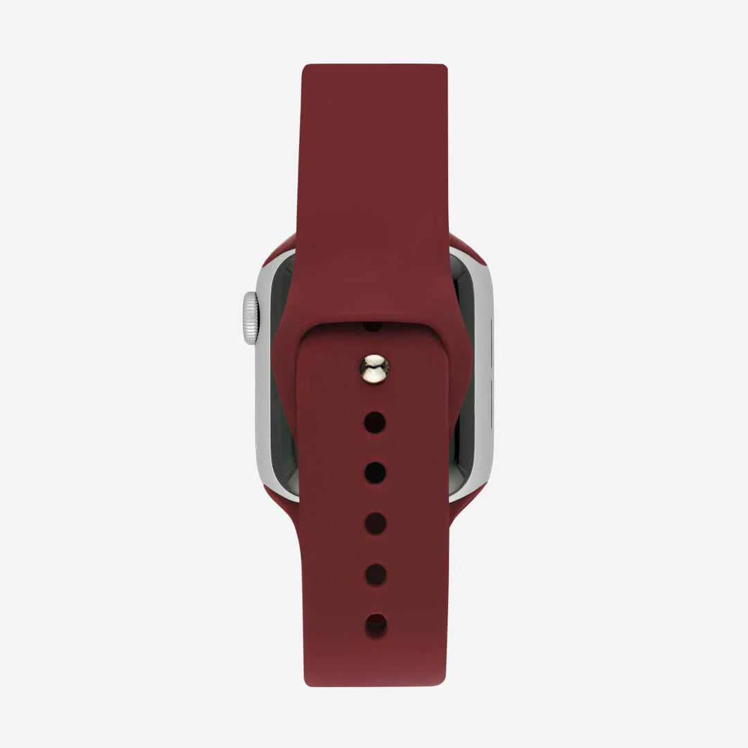 Plum Silicone Apple WatchBand S/M Size