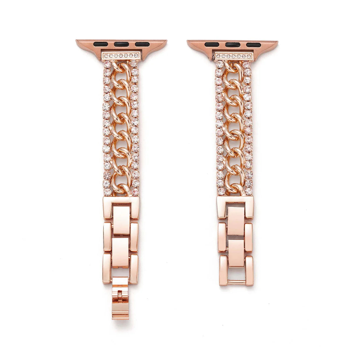 DOUBLE RHINESTONE APPLE WATCHBAND
