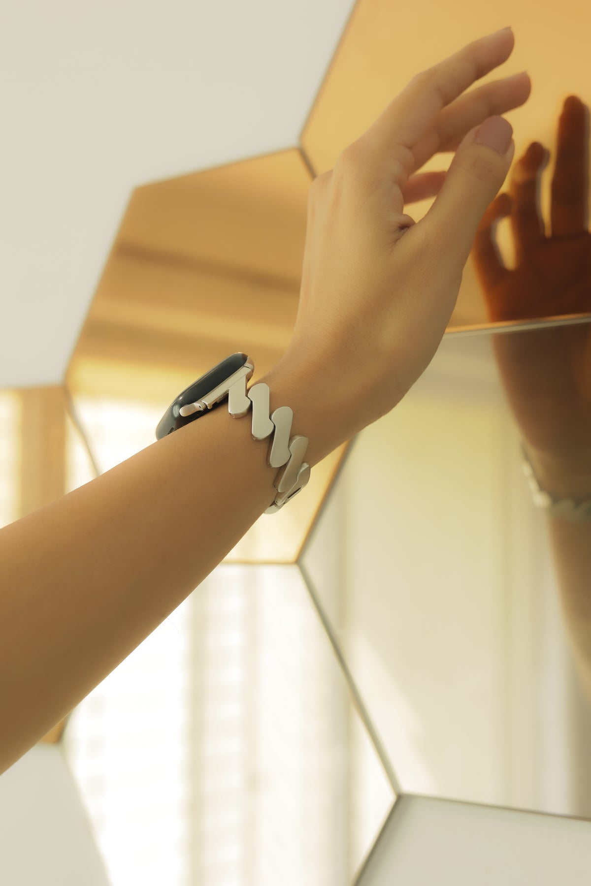 Starlight Bracelet Apple Watch Band - starlight Plated