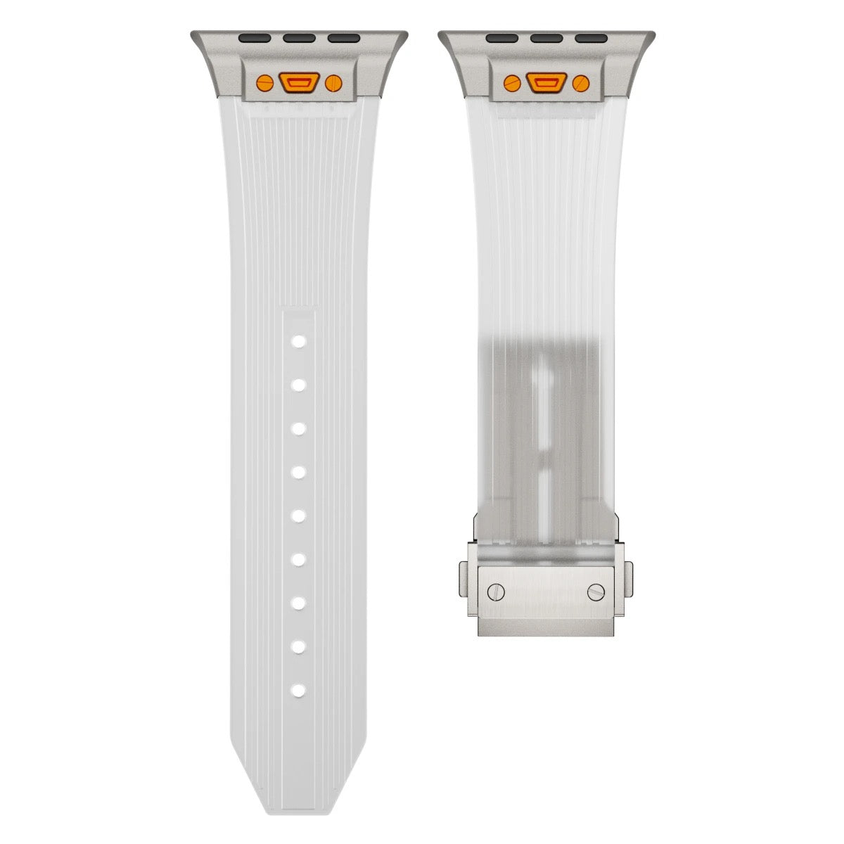 Titanium Flex  Transparent Band for Apple Watch (Transparent )