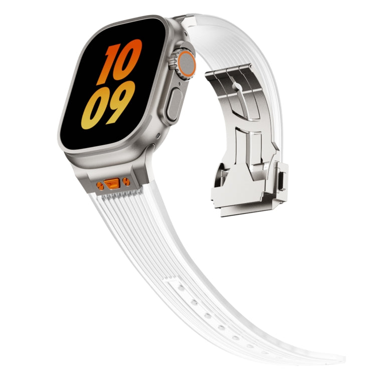 Titanium Flex  Transparent Band for Apple Watch (Transparent )