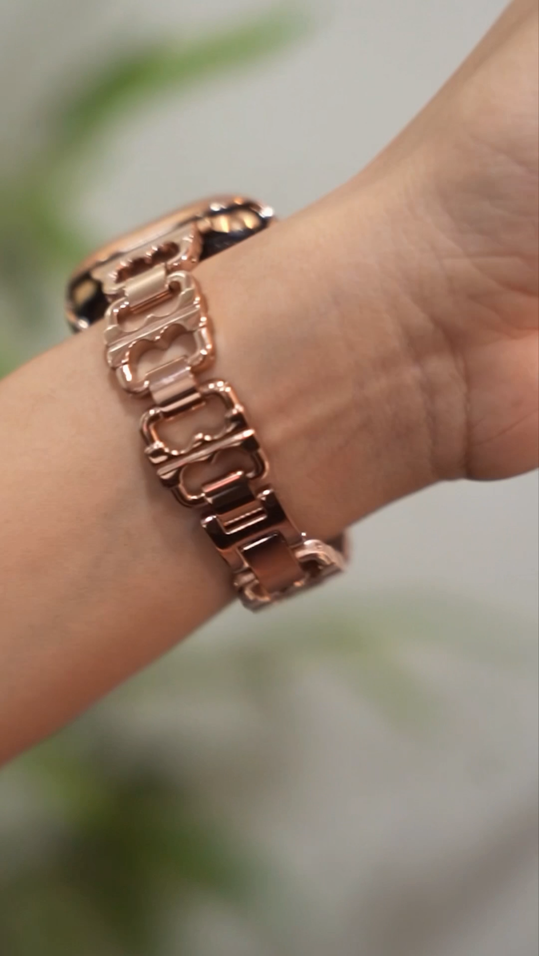 ELITE  LINK APPLE WATCH BRACELET -  ROSE GOLD (ST-STEEL)