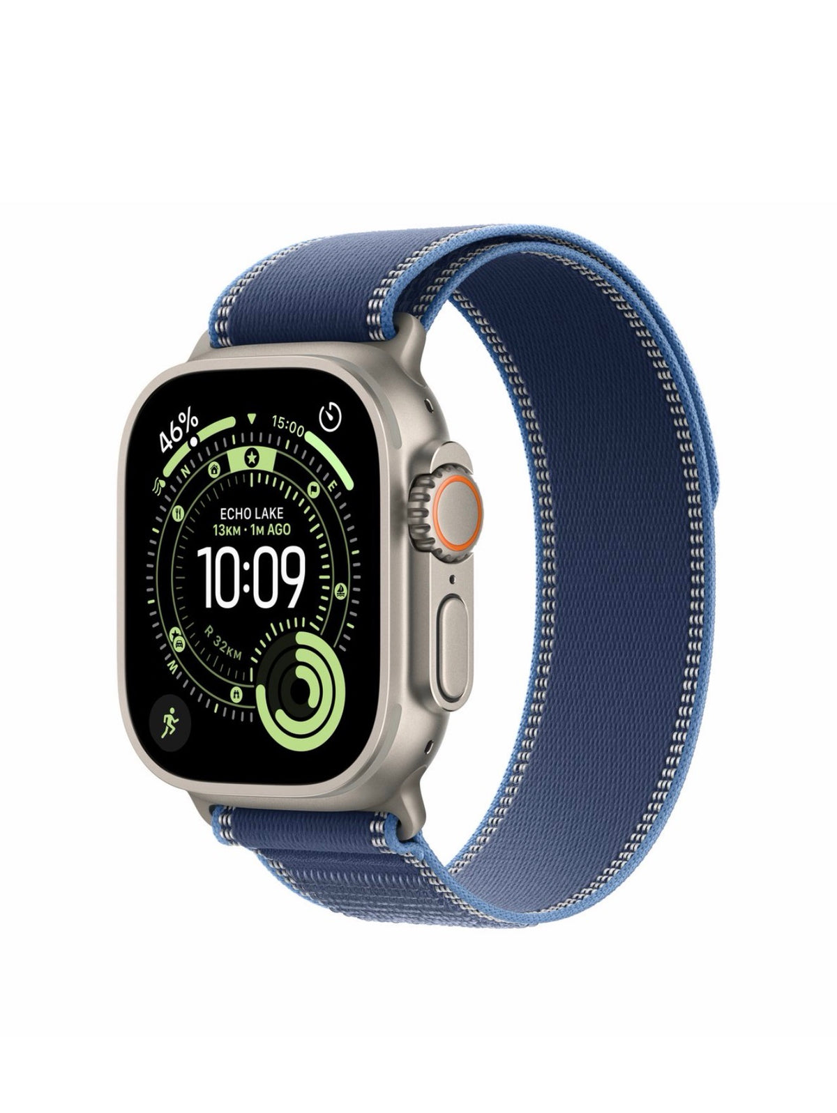 Blue Trail Nylon Adjustable Apple sport Loop WatchBand