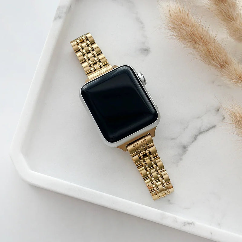 DUAL-LAYER  APPLE WATCH STRAP - GOLD