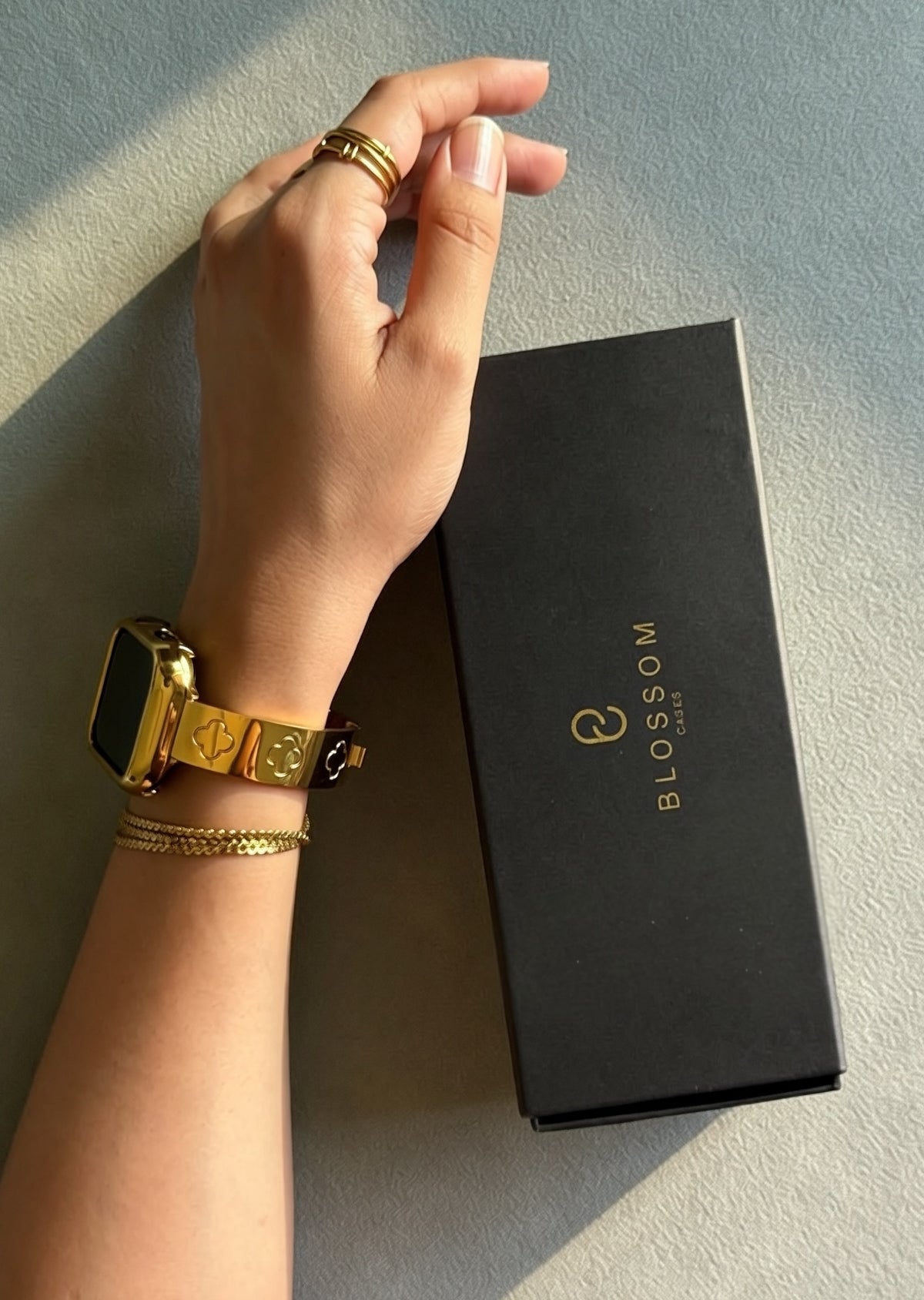 FORTUNE APPLE WATCH BRACELET - GOLD (ST-STEEL)