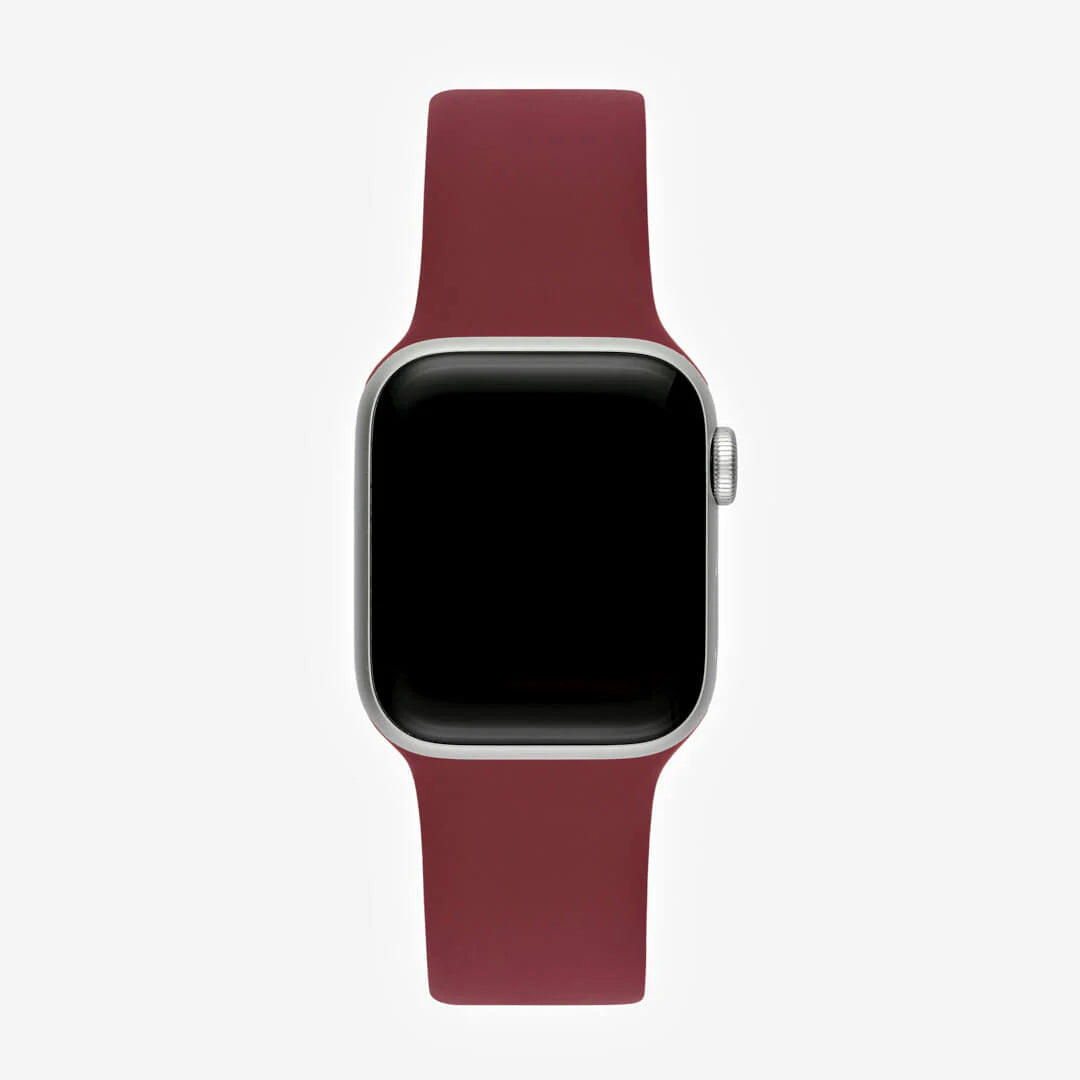 Plum Silicone Apple WatchBand S/M Size