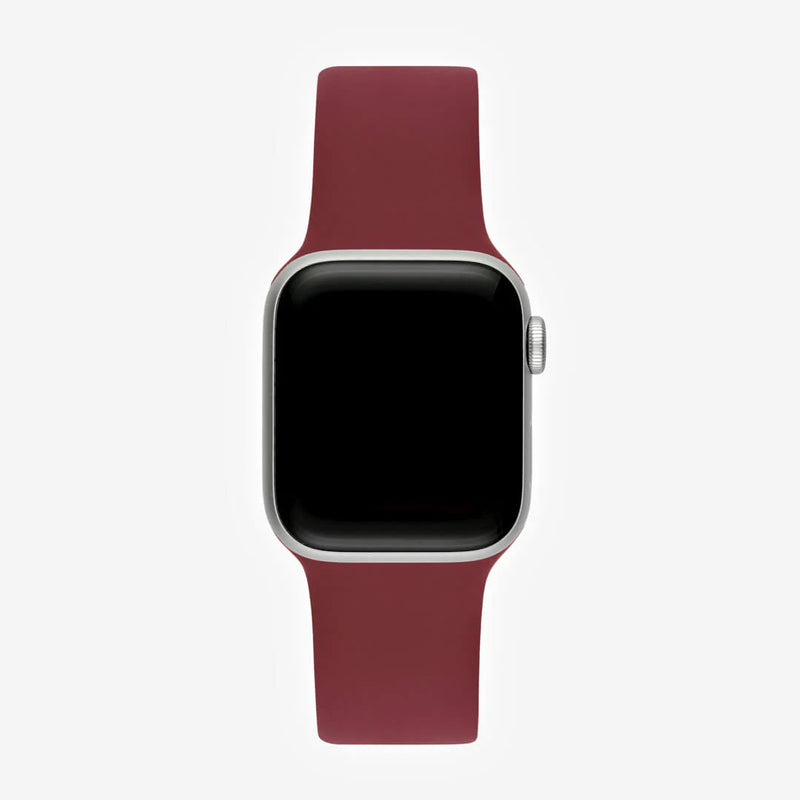 Plum Silicone Apple WatchBand S/M Size