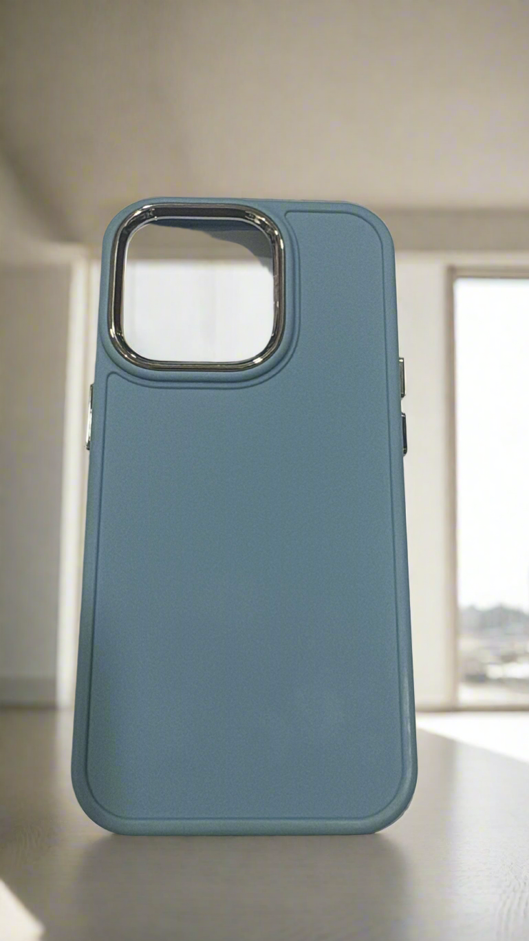 Light Powder Blue Silicon  iPhone 14 Pro case