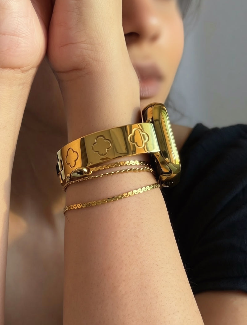 FORTUNE APPLE WATCH BRACELET - GOLD (ST-STEEL)