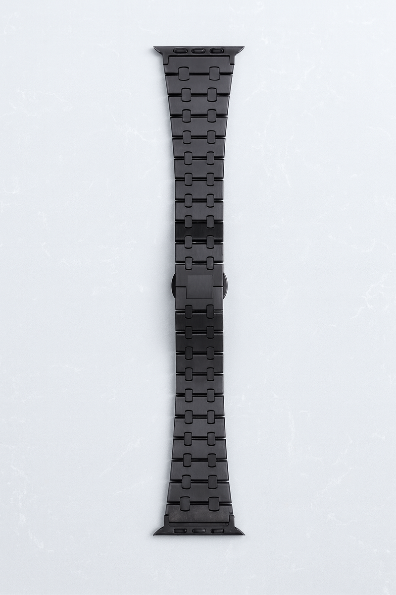 Black St Steel chain watch Band for Apple Watch (ST STEEL )