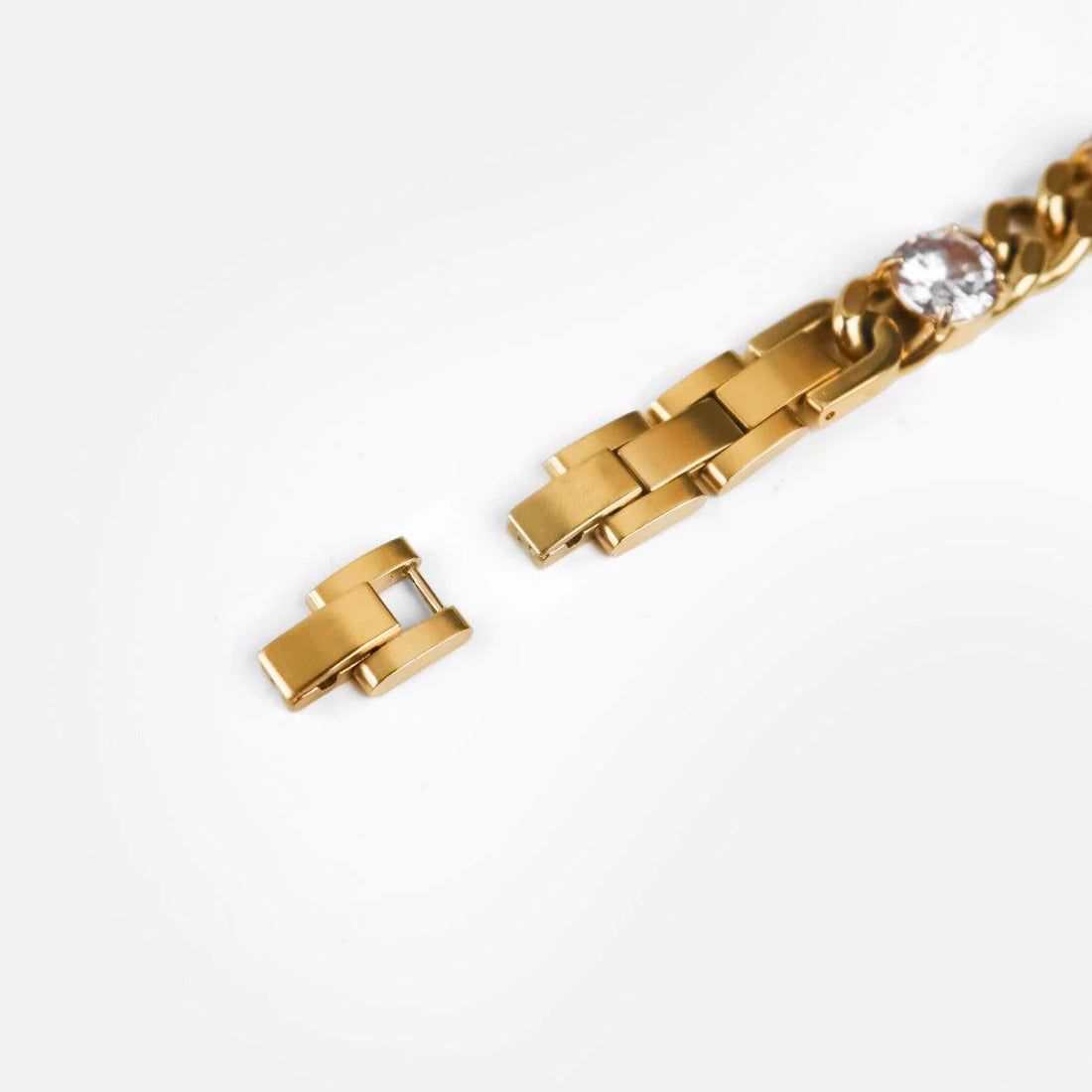 DIAMOND BLOSSOM APPLE WATCH BRACELET - GOLD (ST-STEEL)