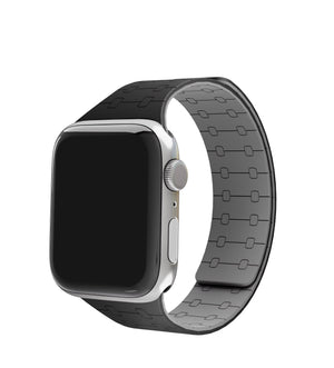 Black Magnetic Snap - Fit Apple WatchBand