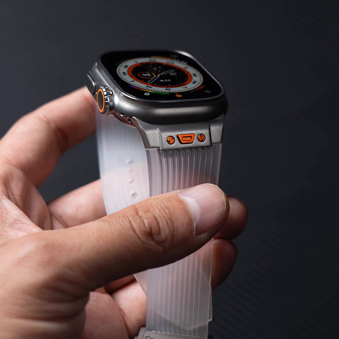 Titanium Flex  Transparent Band for Apple Watch (Transparent )