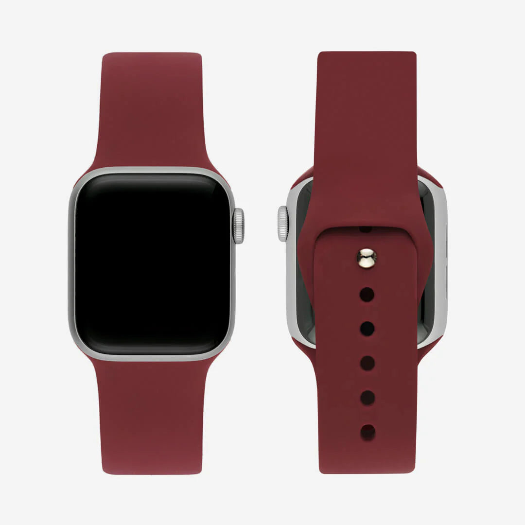 Plum Silicone Apple WatchBand S/M Size
