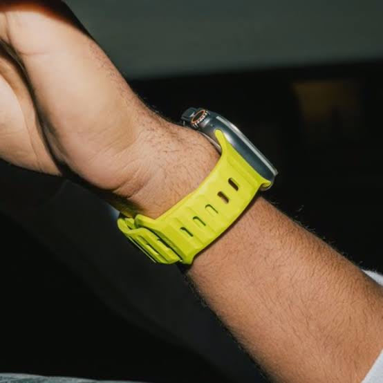 Fluro green apple watchband