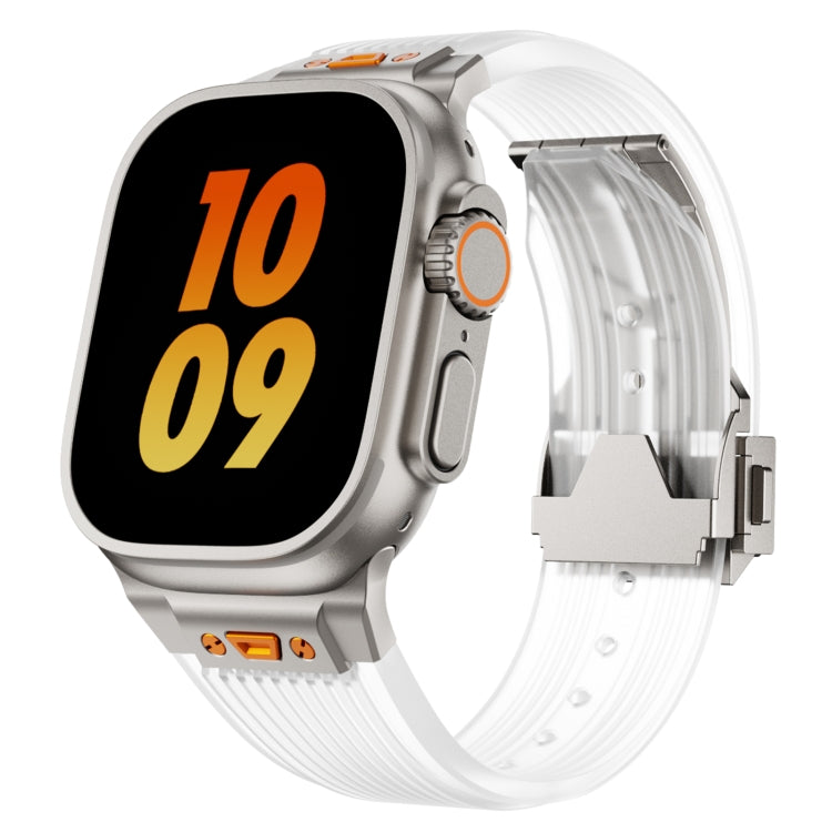 Titanium Flex  Transparent Band for Apple Watch (Transparent )