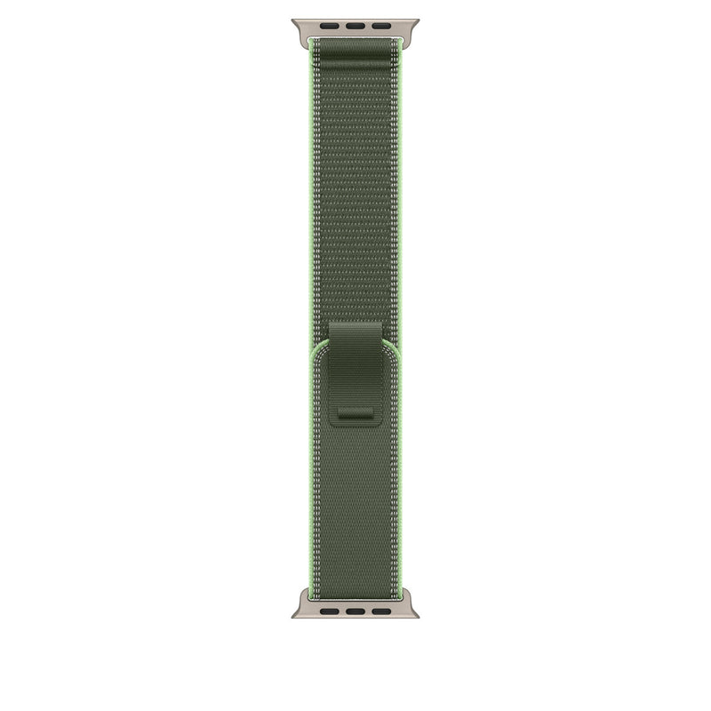 Green Trail Nylon Adjustable Apple sport Loop WatchBand
