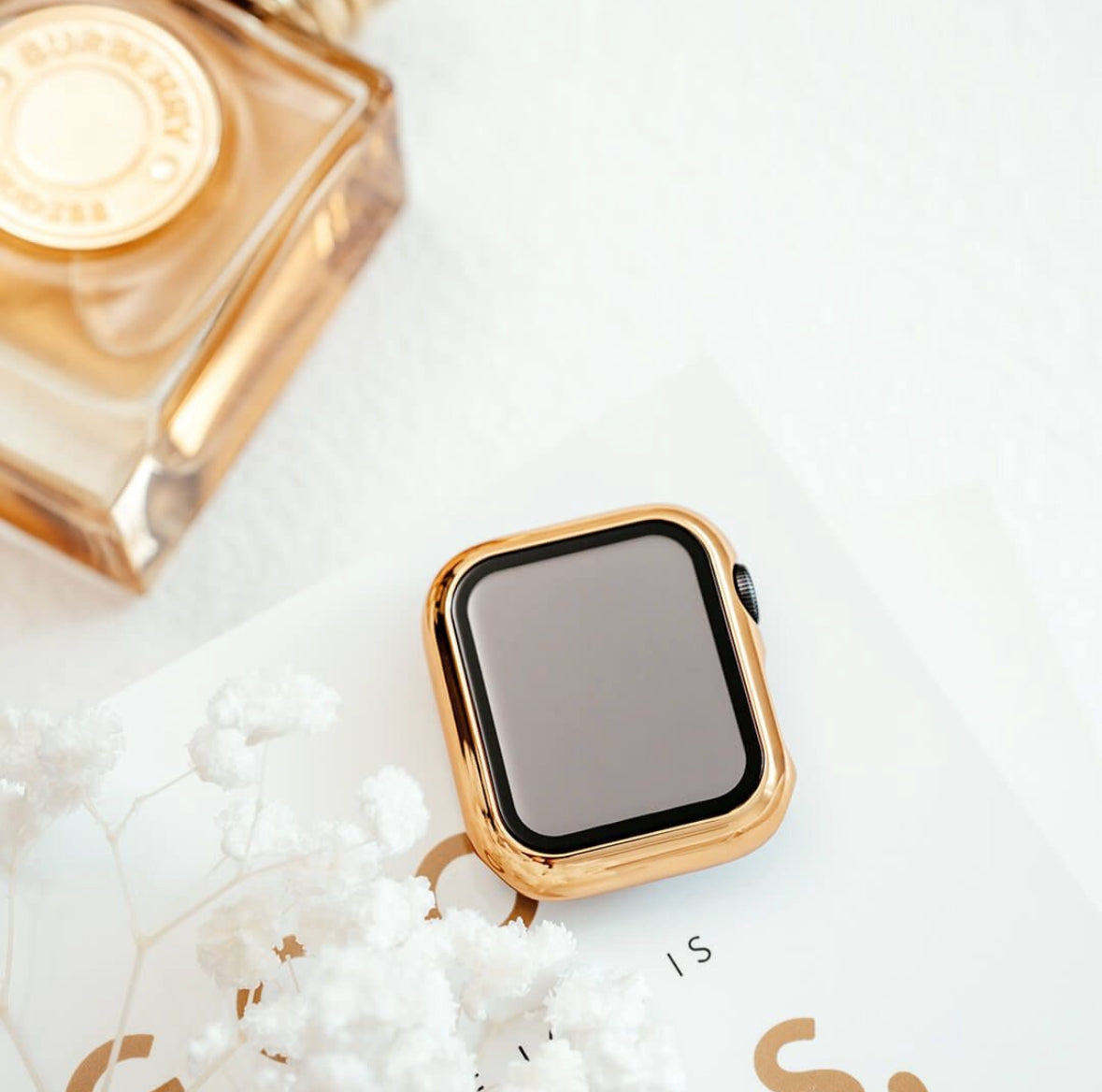 GOLD  APPLE WATCH PROTECTIVE CASE
