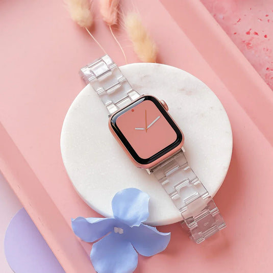 NEW RESIN CRYSTAL TRANSPARENT WATCHBAND