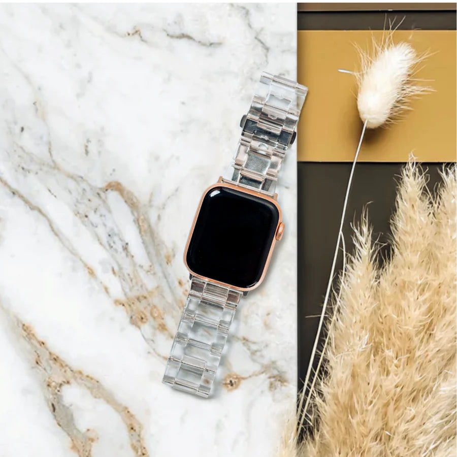New Resin Crystal Transparent Watchband