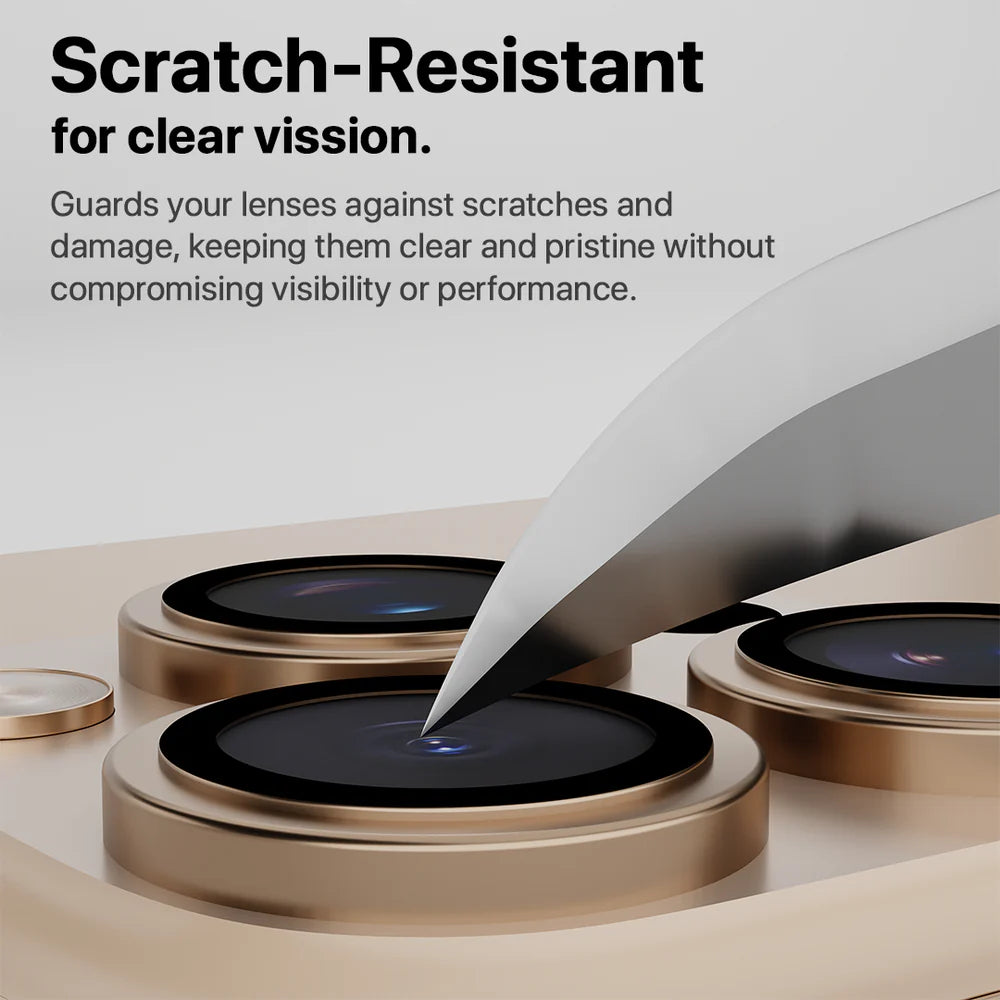 iPhone 16 Pro / Pro Max Lens Protector ( Desert Titanium  )
