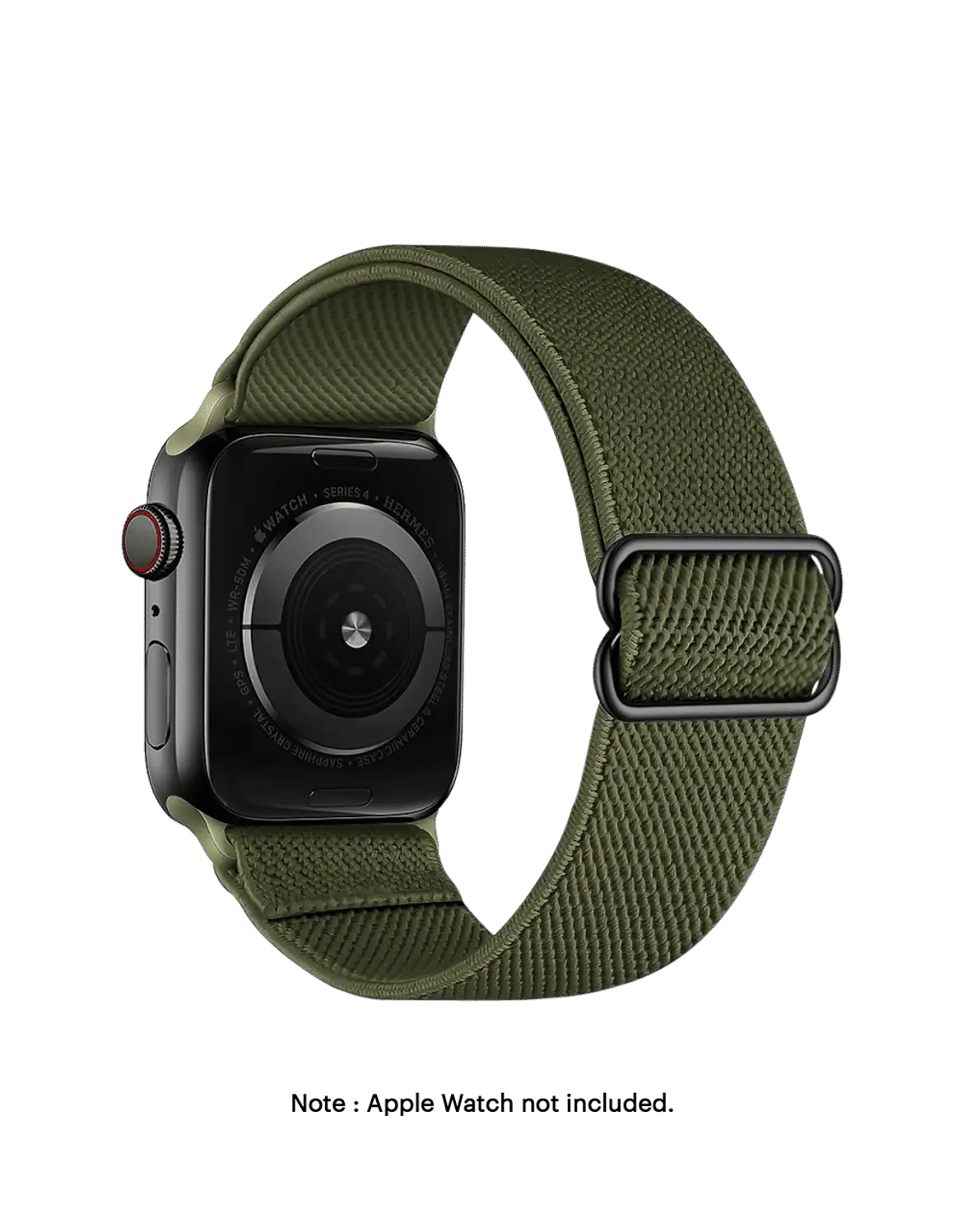 Green Nylon Adjustable Apple WatchBand