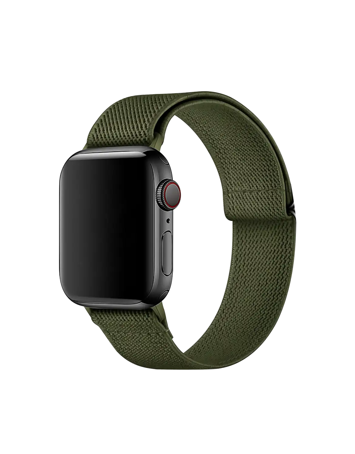 Green Nylon Adjustable Apple WatchBand