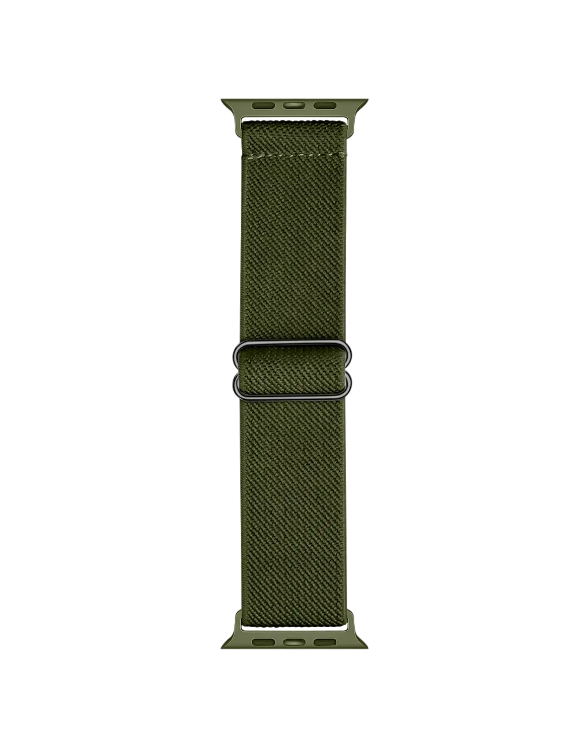 Green Nylon Adjustable Apple WatchBand