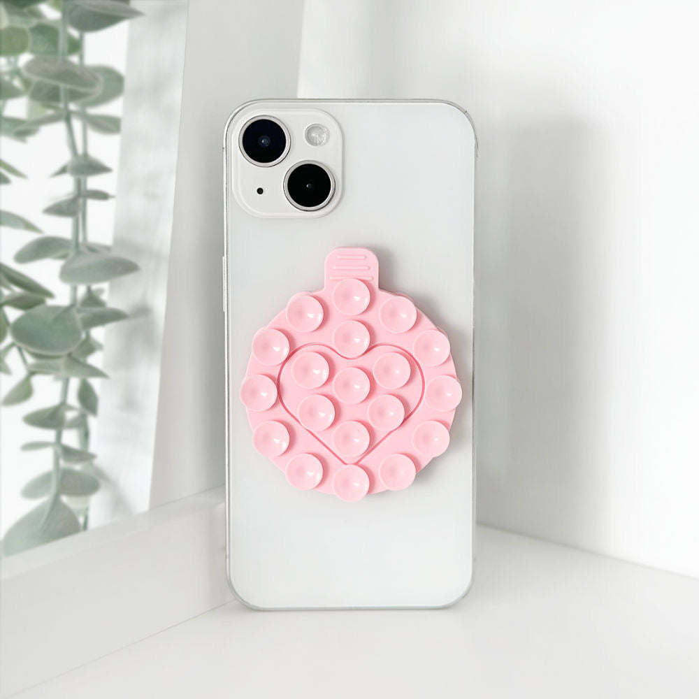 SUCTION PHONE HOLDER PINK1